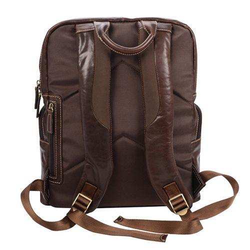 Adpel Genuine Leather Day Tripper 15.4 Laptop Backpack - Brown - Mirelle Leather and Lifestyle