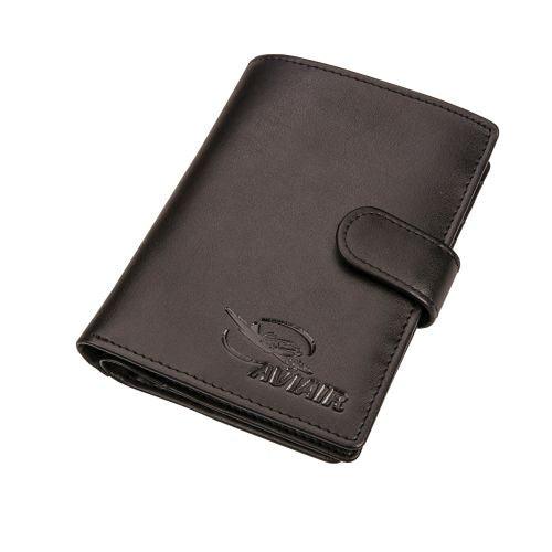 Genuine Leather Passport Cover with Tab - Black - Mirelle Leather and Lifestyle