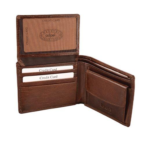 Genuine Leather Wallet Credit Card Flap & Coin Holder - Mirelle Leather and Lifestyle