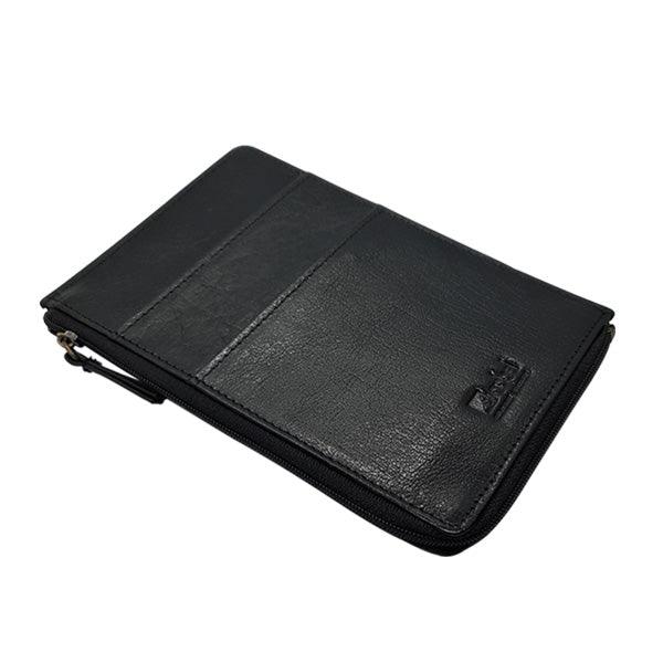 Genuine Leather Zippered Passport | Card | Boarding Pass Travel Holder - MIRELLE - Mirelle Leather and Lifestyle