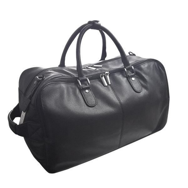 Memphis Leather Trolley Travel Bag - Black - Mirelle Leather and Lifestyle