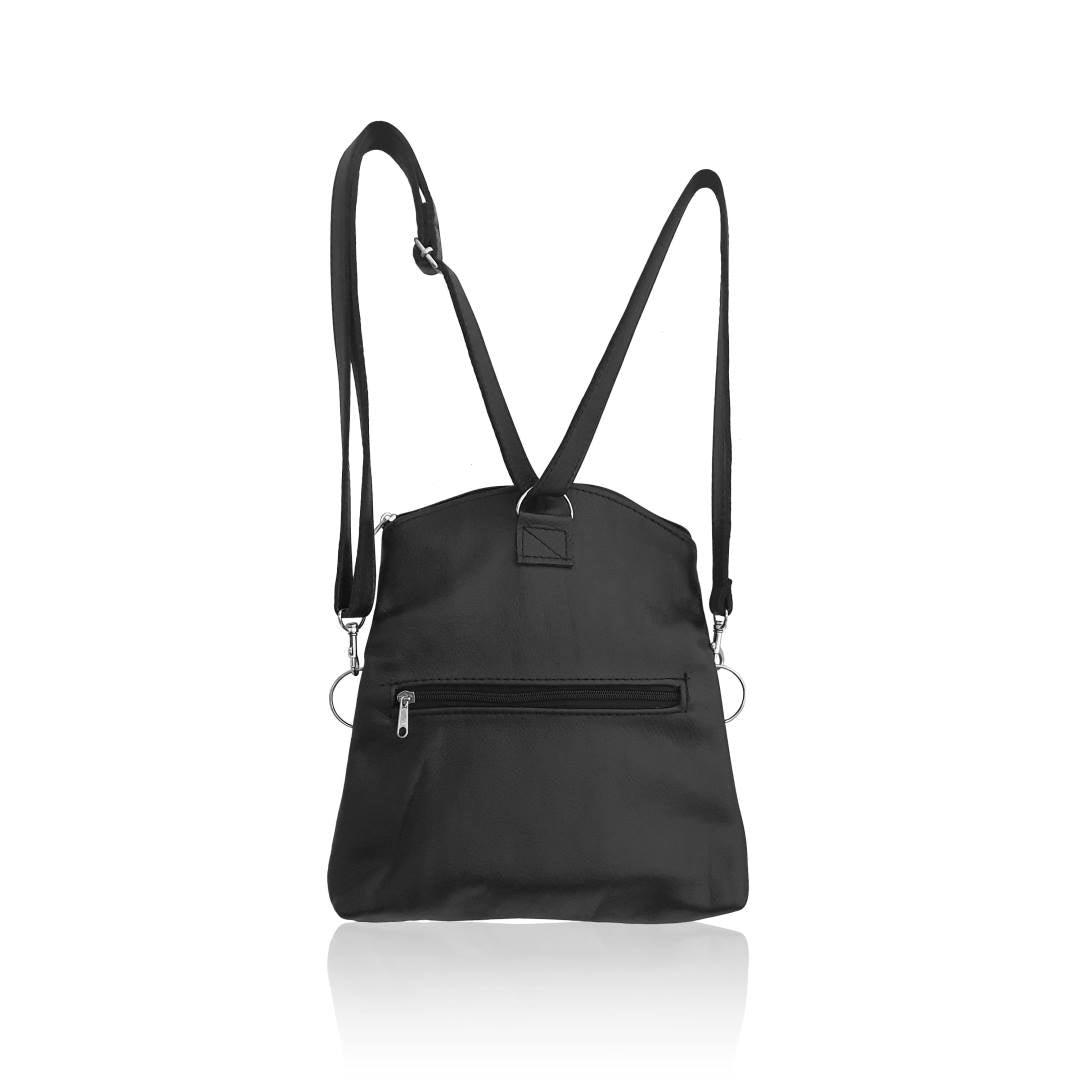 Mirelle Genuine Leather 3-Way Convertible Backpack | Messenger Handbag - Mirelle Leather and Lifestyle