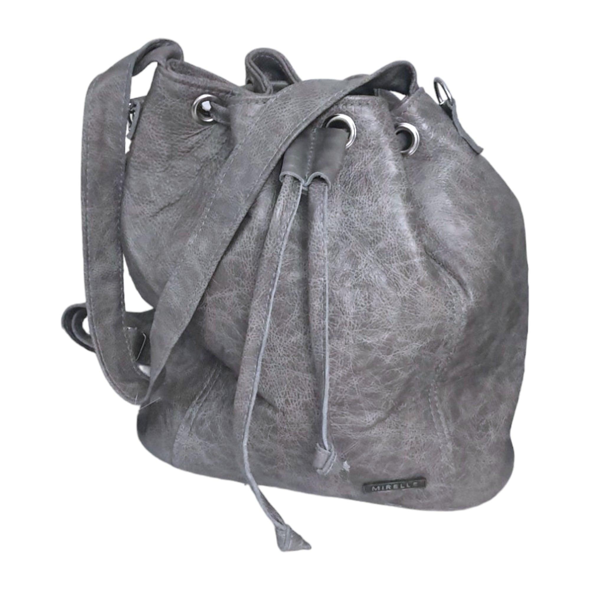 Mirelle Genuine Leather Bucket Drawstring Handbag - Mirelle Leather and Lifestyle