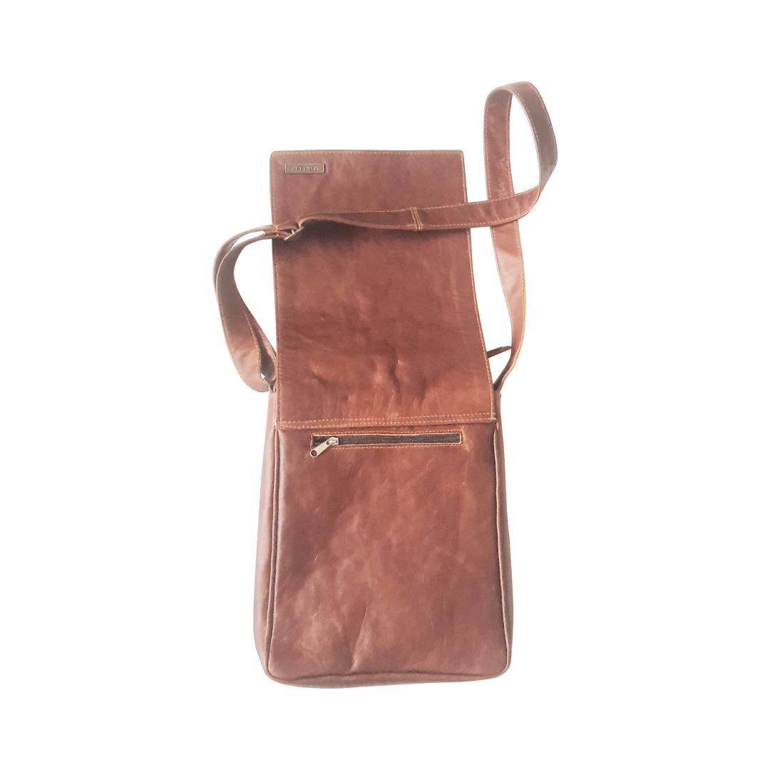 MIRELLE Genuine Leather Classic Messenger Bag - Mirelle Leather and Lifestyle