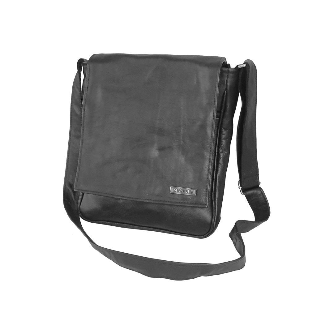 MIRELLE Genuine Leather Classic Messenger Bag - Mirelle Leather and Lifestyle