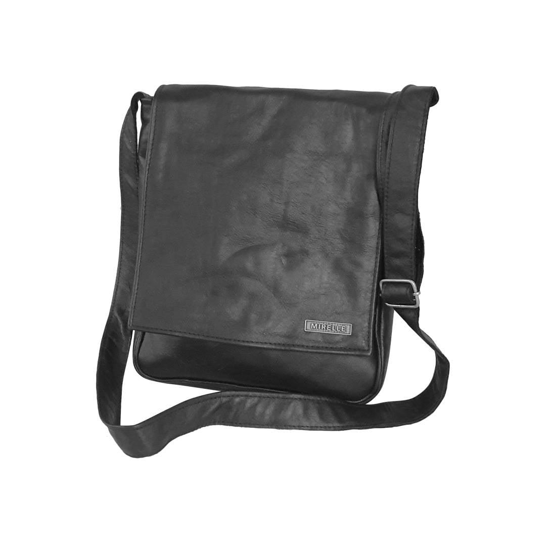 MIRELLE Genuine Leather Classic Messenger Bag - Mirelle Leather and Lifestyle