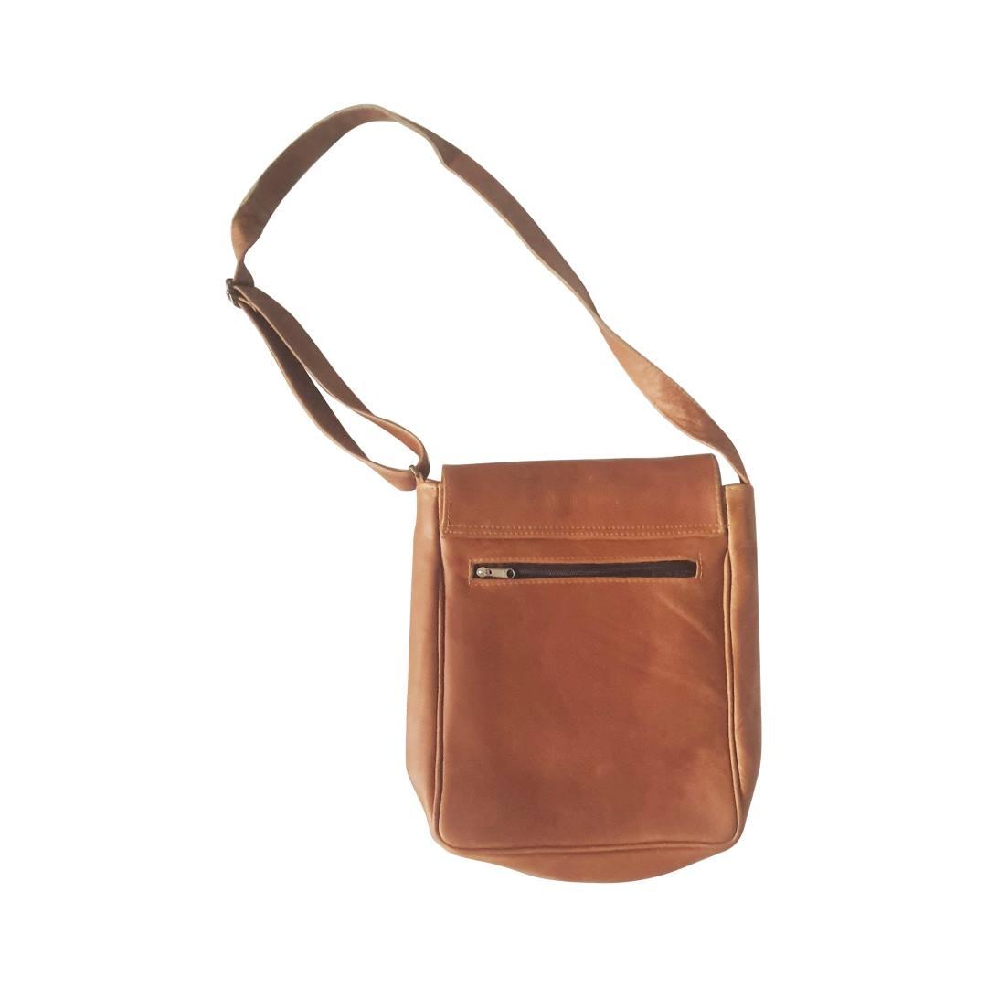 MIRELLE Genuine Leather Classic Messenger Bag - Mirelle Leather and Lifestyle