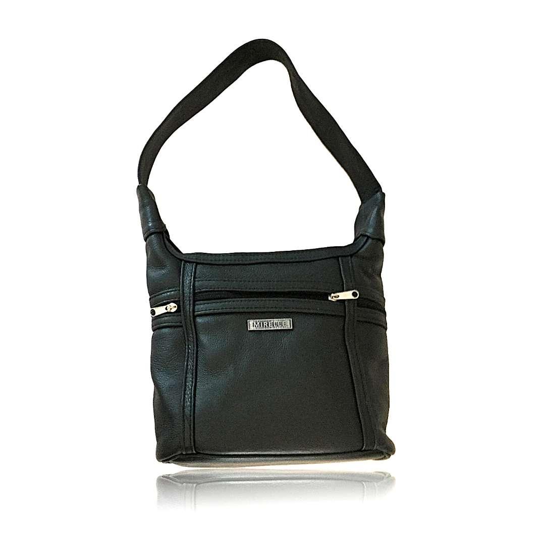 Mirelle Genuine Leather Two Compartment Shoulder Handbag - Mirelle Leather and Lifestyle