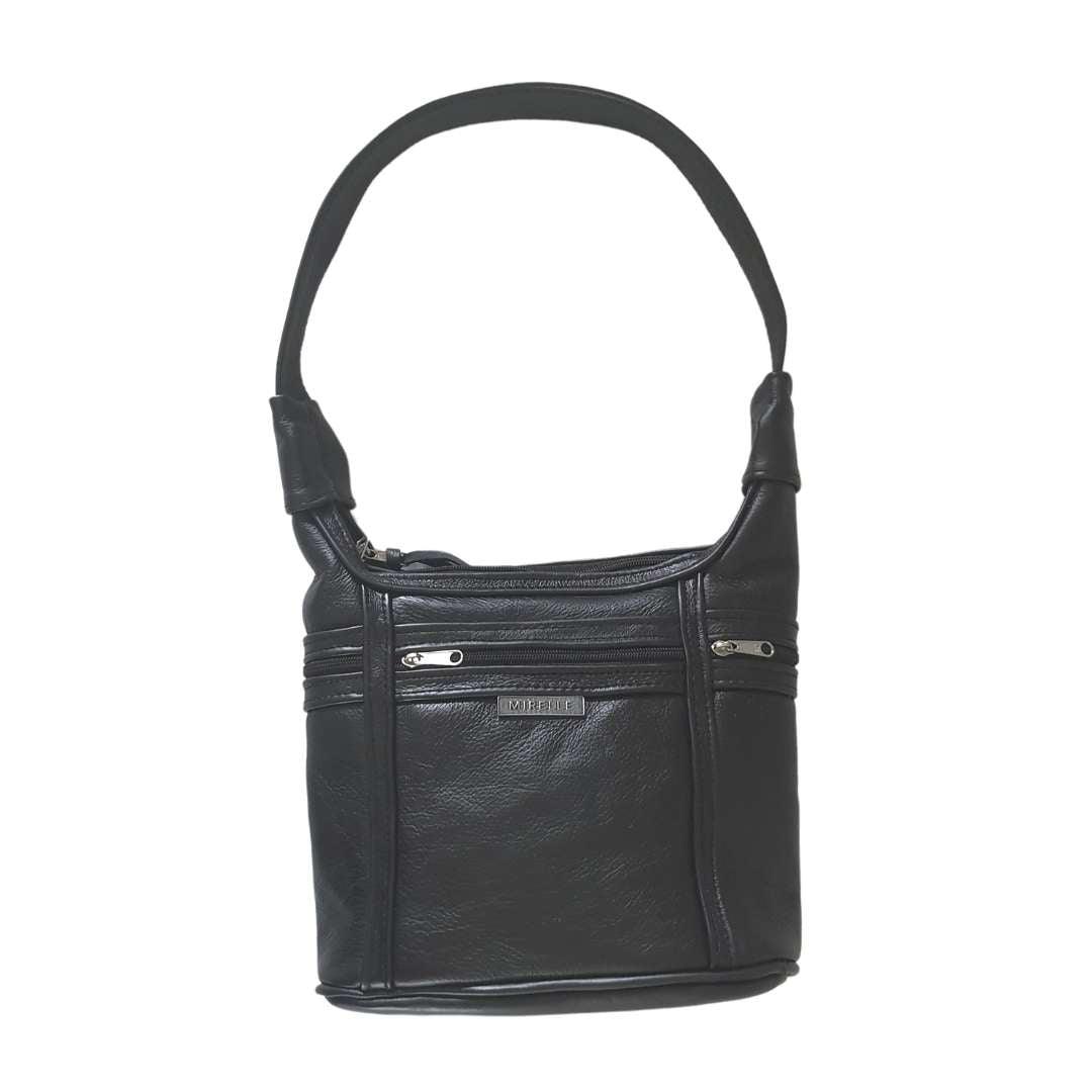 Mirelle Genuine Leather Two Compartment Shoulder Handbag - Mirelle Leather and Lifestyle