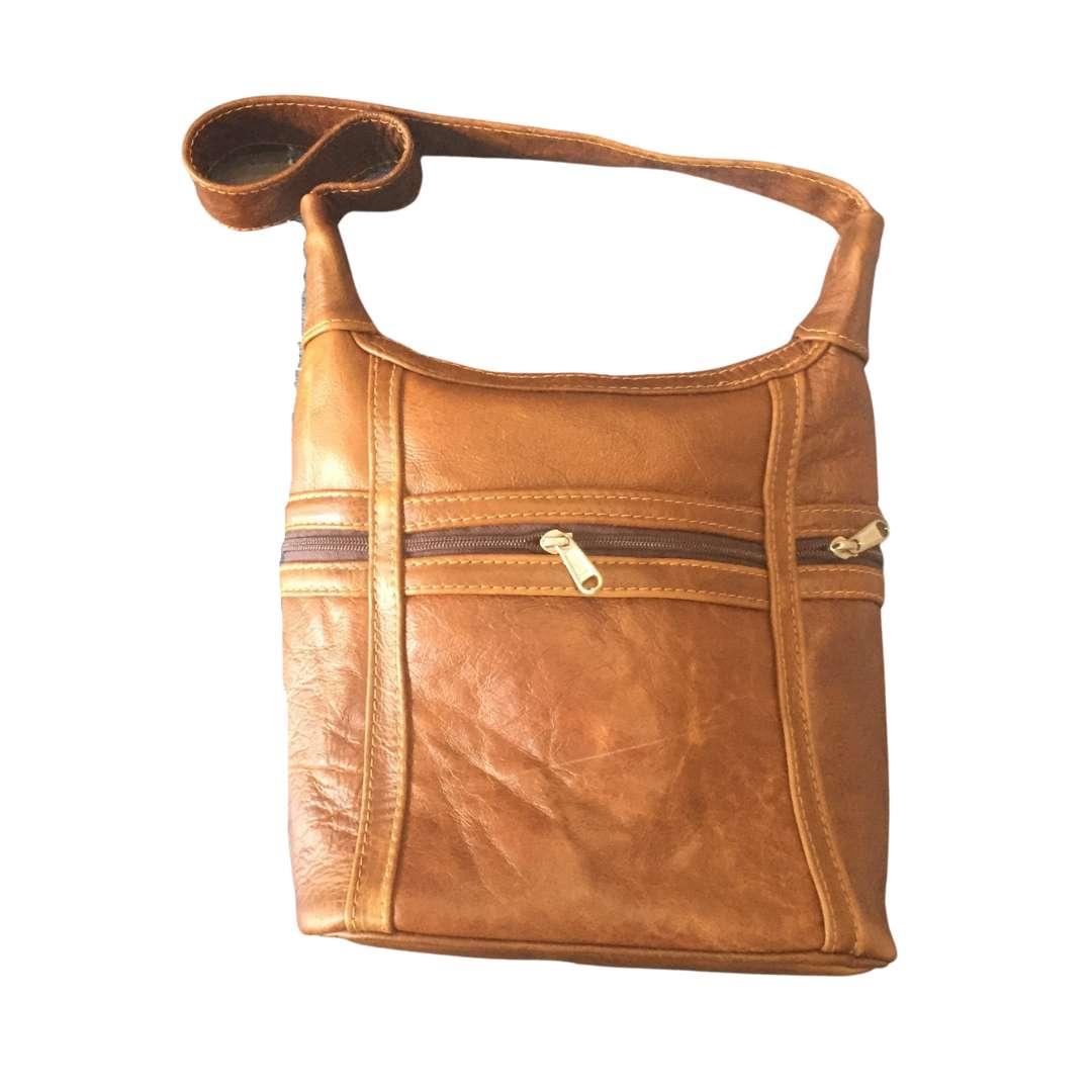 Mirelle Genuine Leather Two Compartment Shoulder Handbag - Mirelle Leather and Lifestyle