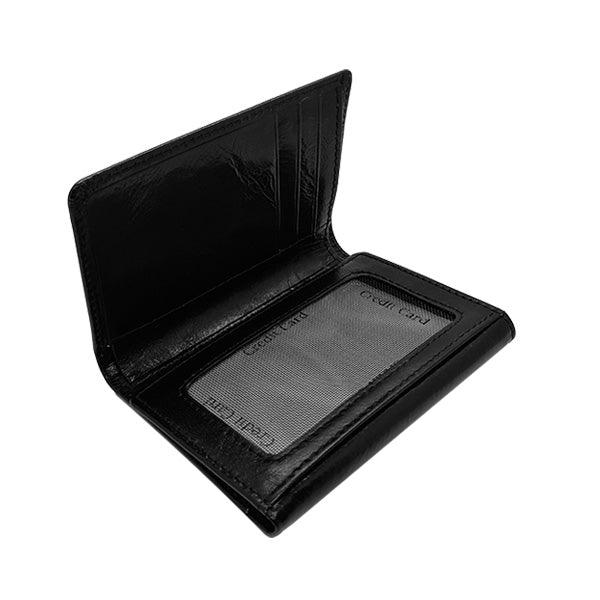 Tri Fold Card Holder with Bank Note Section - Genuine Leather - Mirelle Leather and Lifestyle