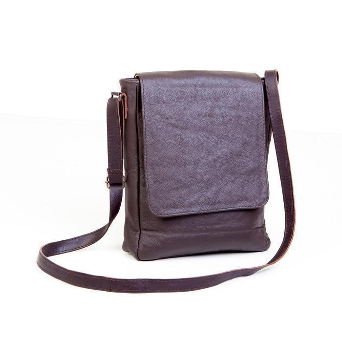 MIRELLE Genuine Leather Classic Messenger Bag - Mirelle Leather and Lifestyle