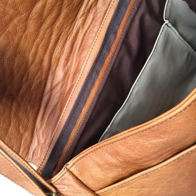 Mirelle Genuine Leather Classic Office Laptop Bag - Mirelle Leather and Lifestyle