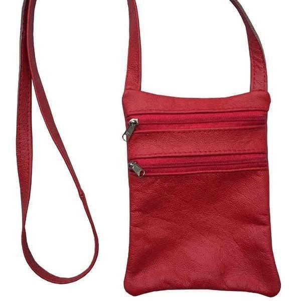 Mirelle Genuine Leather Mini 2 Pocket Crossbody Handbag - Mirelle Leather and Lifestyle