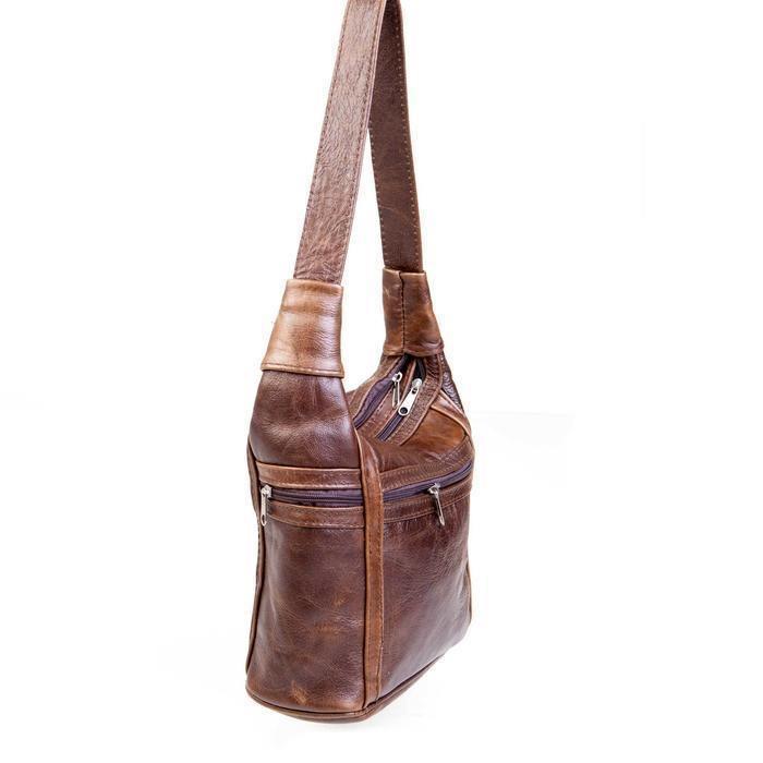 Mirelle Genuine Leather Two Compartment Shoulder Handbag - Mirelle Leather and Lifestyle