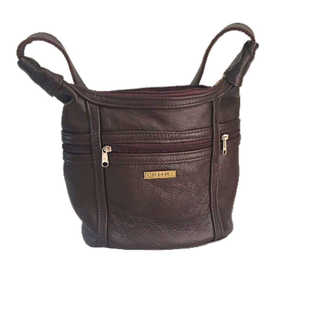 Mirelle Genuine Leather Two Compartment Shoulder Handbag - Mirelle Leather and Lifestyle