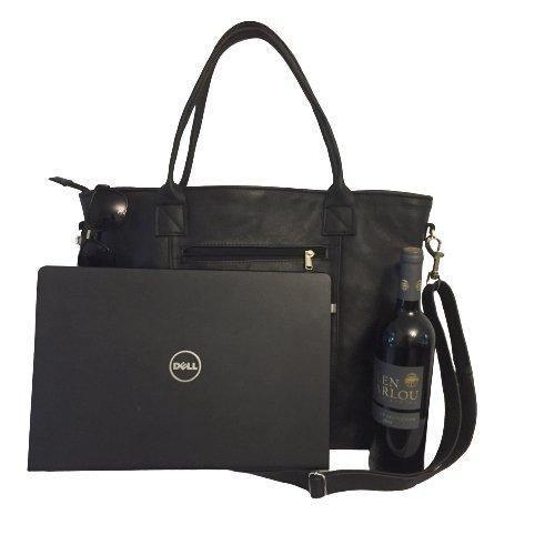 Mirelle Large Genuine Leather Laptop Tote Handbag - Mirelle Leather and Lifestyle