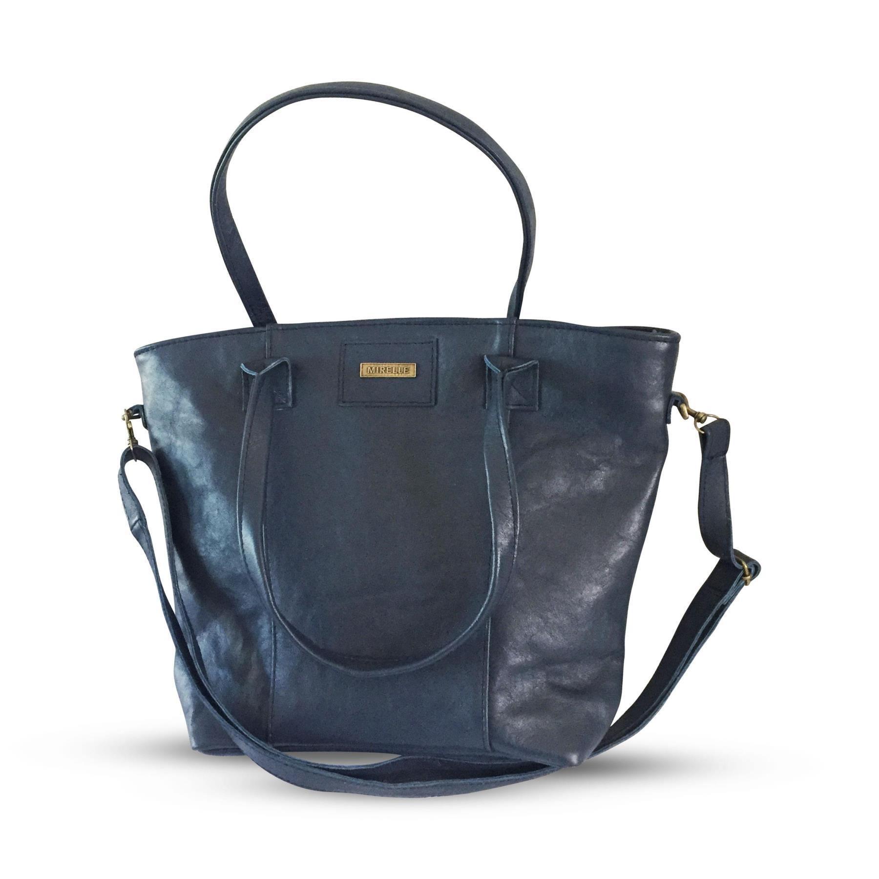 Mirelle Leather Classic Tote Handbag And Ladies Wallet - Combo - Mirelle Leather and Lifestyle