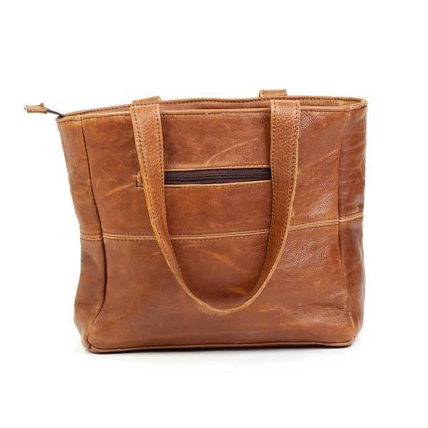 Mirelle Leather Shopper (Outside Zip) And Ladies Wallet - Combo - Mirelle Leather and Lifestyle